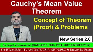 Cauchys Mean Value Theorem II Differential Calculus II Lecture6 II differentialcalculus [upl. by Nagah914]