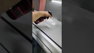 Dincmax Varnish Remover Spray BeforeAfter Video  White Car [upl. by Chessy]