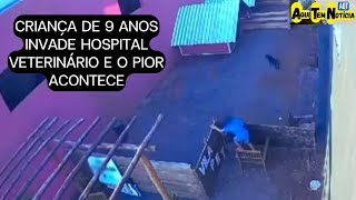 ✅ Criança de 9 anos Invade Hospital Veterinário e Comete Atos Inimagináveis [upl. by Fey]