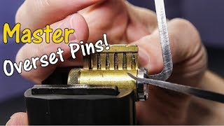 206 How To Defeat Overset Pins Prevent Identify and Fix Overset Pins Learn Lock Picking [upl. by Docile]