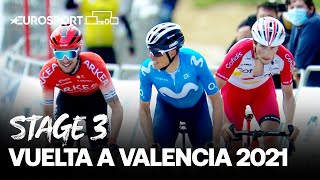 Vuelta a Valencia 2021  Stage 3 Highlights  Cycling  Eurosport [upl. by Ahsiki]