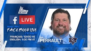 QMJHL Facebook Live  with Joël Perrault Rimouski Océanic [upl. by Leina]