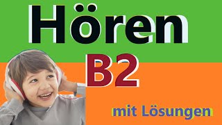 B2 Beruf  Hören  Dialogen und telefonische Mitteilungen mit Transkription und Lösung [upl. by Llemar]