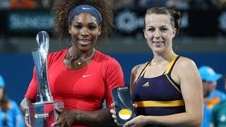 Serena Williams vs Anastasia Pavlyuchenkova Brisbane 2013 Highlights [upl. by Murray200]