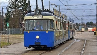 Führerstand Trambahnfahrt durch München [upl. by Rosetta]