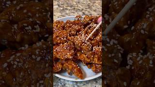 Crispiest sesame chicken 🥵 [upl. by Nnaitak]