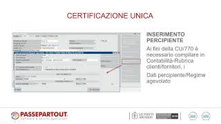 Corso Certificazione Unica 2019 [upl. by Annawak]