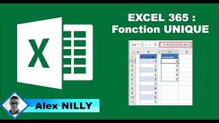 Fast Tutoriel Excel  Fonction Unique Comment afficher les valeurs uniques [upl. by Etessil]