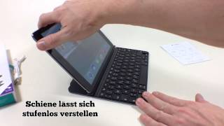 Test Logitech Ultrathin Keyboard für iPad Airmini [upl. by Ahsikrats]