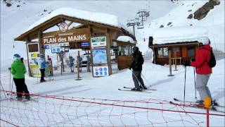 Skiing to Meribél Mottaret Les 3 Vallées [upl. by Edecrem27]