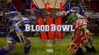 Blood Bowl 3 CCL Lagartos vs Nurgle [upl. by Fiester]