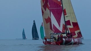 Leg 4 Sanya Staggered Restart Webcam Replay  Volvo Ocean Race 201112 [upl. by Stephannie]