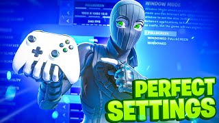 NEW BEST Controller SETTINGS  Sensitivity Guide Tutorial Fortnite Settings Explained [upl. by Ekoorb]