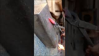 Making hole maker blacksmith shorts [upl. by Haimrej]