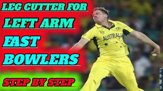 Left arm fast bowling tips  leg cutter  fast bowling Variations tips  cricket science [upl. by Arammat271]