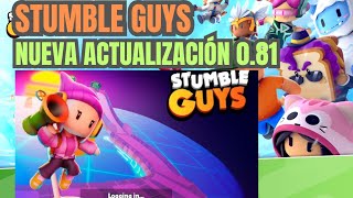 🥳NUEVA ACTUALIZACIÓN 081 STUMBLE GUYS Y PROBANDO LA SKIN DE KHORTEX INFLUENCER 🔥🔥🔥 [upl. by Anyd307]