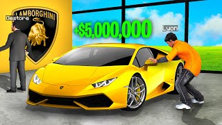 RUBO TUTTE LE LAMBORGHINI DAL CONCESSIONARIO SU GTA5 [upl. by Aicilyhp]