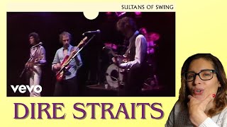 LucieV Reacts for the first time to Dire Straits  Sultans Of Swing Official Music Video [upl. by Ynnavoeg]