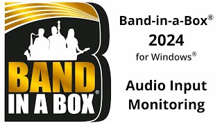 BandinaBox® 2024 Audio Input Monitoring [upl. by Felicie236]