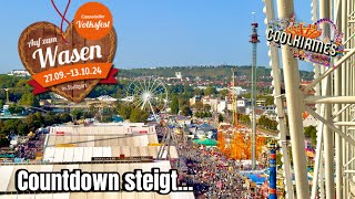 177 Cannstatter Volksfest 2024  Countdown steigt  Trailer  Clip by CoolKirmes [upl. by Adamsun]