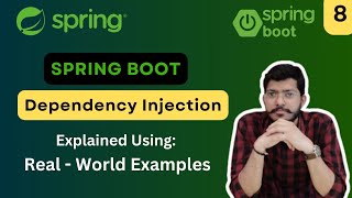 Dependency Injection in Spring Boot RealWorld Projects  Lec8  Spring Framework Bootcamp [upl. by Chloe]