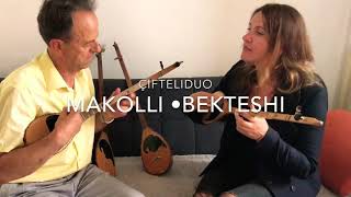 Makolli • Bekteshi ne Çifteli  Moj bardhokë flokëkurorë 2018 [upl. by Neddra]