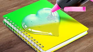 AWESOME DIY SCHOOL SUPPLIES AND ART IDEAS [upl. by Abas56]