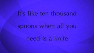 Alanis Morissette  Ironic wlyrics HQ sound [upl. by Aldus]