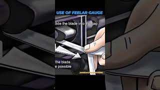 USES OF THE FEELER GAUGE IN AUTOMOTIVE ENGINEERING [upl. by Ecart779]