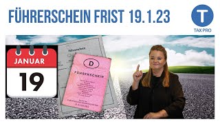 Führerschein läuft ab DAS ändert sich 2023 für Autofahrer [upl. by Annyahs]