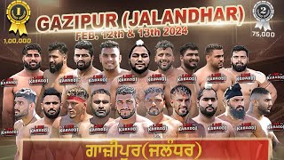 LIVE  Gazipur Jalandhar  Kabaddi Cup 2024 [upl. by Nednil]