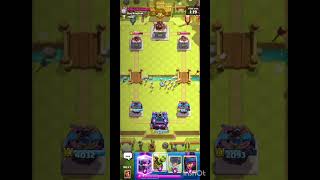 EVO MEGA X CRACKER COMBO🔥🔥😍🥳clashroyale clashofclans gaming gameplay supercell gamingvideos [upl. by Ellicec]