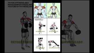 Exercises to wider SHOULDERS shoulderworkout gym exercise [upl. by Ytirahs]