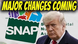 SNAP Benefits Under Trump  Major Changes Are Coming [upl. by Asserrac]