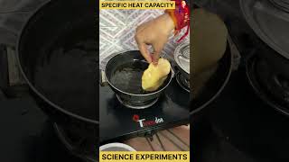 specific heat  science experiments experiment physics science [upl. by Acirre]