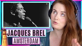 Vocal Coach reacts to Jacques Brel  Amsterdam Live officiel Les Adieux à l’Olympia 1966 [upl. by Ecyle127]