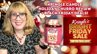 Kringle Candle Holiday Churro Review  Black Friday Deals [upl. by Yddor]