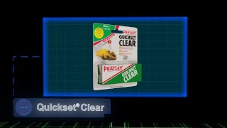 Pratley Quickset® Clear adhesive instructions [upl. by Yk]