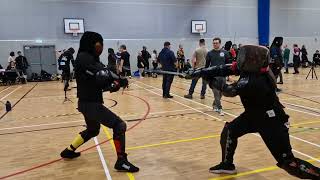 Wessex League Oxford 2024 Longsword Pools Jamie MacIver vs Rhys Howells [upl. by Solis]