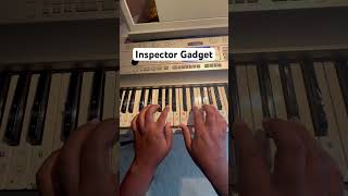 Inspector Gadget Theme Song ￼ pianotutorialshorts inspectorgadget2 pianoclassic easypiano [upl. by Kroy504]