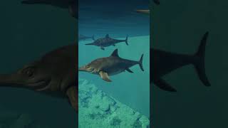 Icthyosaurus Release Animation jurassicworld jurassicworldevolution2 Ichthyosaurus [upl. by Maggee]