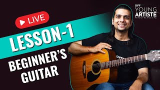 LIVE Lesson 1  Beginners Guitar Lesson  Introduction to Guitar 🎸 guitar siffyoungartiste [upl. by Selegna]