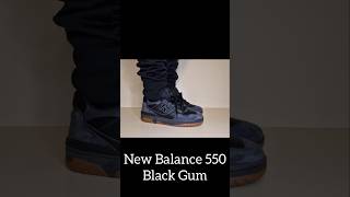 BEST NEW BALANCE MODEL New Balance 550 Black  Gum newbalance newbalance550 sneakers [upl. by Aiveneg]