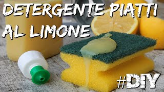 DIY  Detergente al Limone per piatti fai da te [upl. by Nivre]