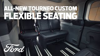 Nuevo Tourneo Custom  Asientos flexibles  Ford España [upl. by Aisatana]