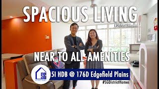 District 19 Spacious Living near to all amenities 176D Edgefield Plains 5room HDB Corner for Sale [upl. by Beatrix845]