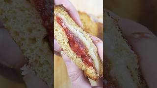 Salami Sandwich Τοστ με σαλάμι 🥪😋 shorts sandwich snack breakfast [upl. by Xanthus]