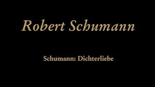 Robert Schumann  Dichterliebe Op 48 Im wunderschönen Monat Mai [upl. by Southard344]