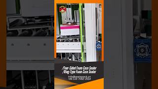 Foursided foam case sealer and Ringtype foam case sealer foamboxsealing foamcasesealer shorts [upl. by Cornela953]