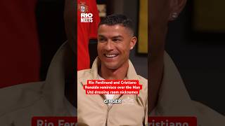 😂 Rio Ferdinand amp Cristiano Ronaldo Reminisce Over Man Utd Nicknames shorts ronaldo mufc cr7 [upl. by Wilfrid131]